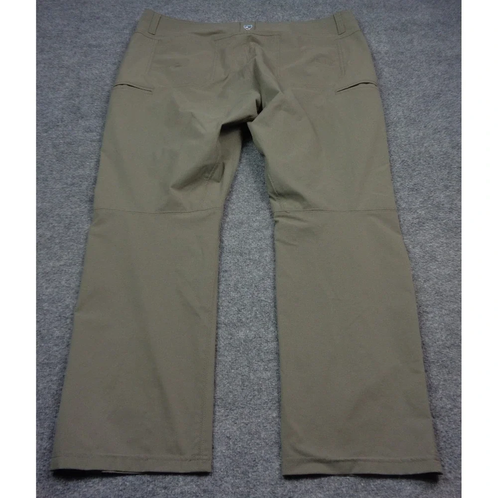 KUHL Silencr Pants Mens Brown 40 X 30 Hiking Outdoor Trail Nylon Ripstop